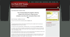 Desktop Screenshot of fat-pitch-etf-trader.com