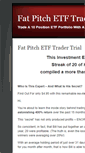Mobile Screenshot of fat-pitch-etf-trader.com